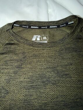 Russell+Hazel Olive Green and Black Performance Tank Top